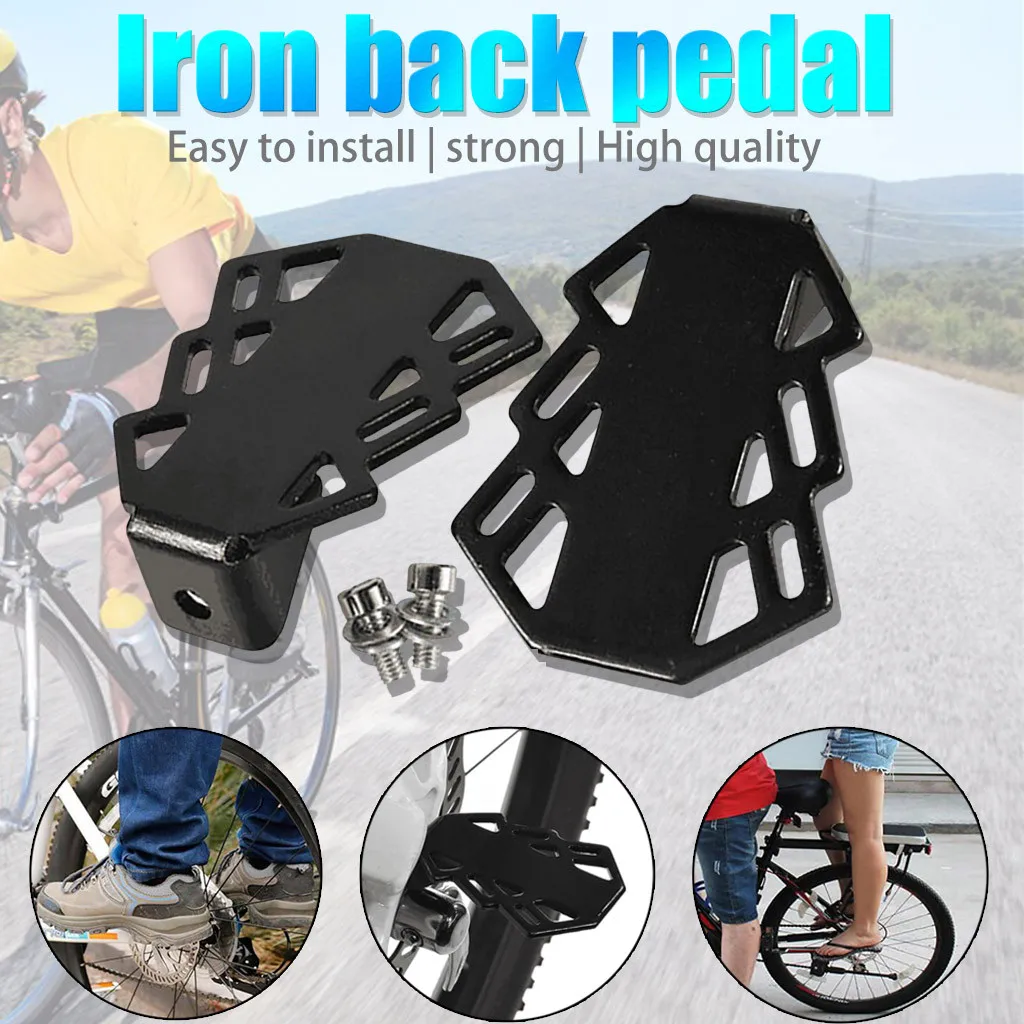 Железные задние педали для горного велосипеда Прочная Складная тестовая педаль