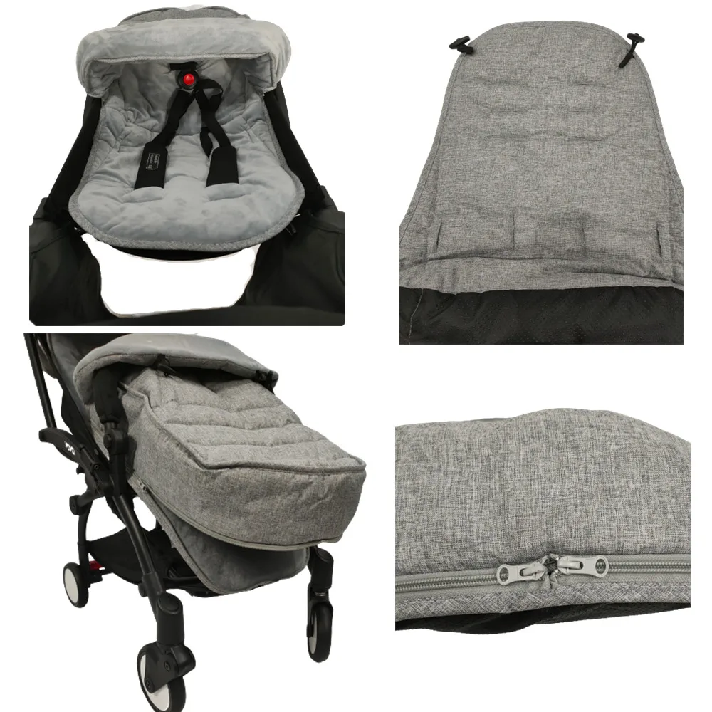 2021 обновленный спальный мешок для детской коляски, теплая прогулочная коляска, универсальная крышка для ног, ветрозащитная Крышка для зимн... от AliExpress RU&CIS NEW