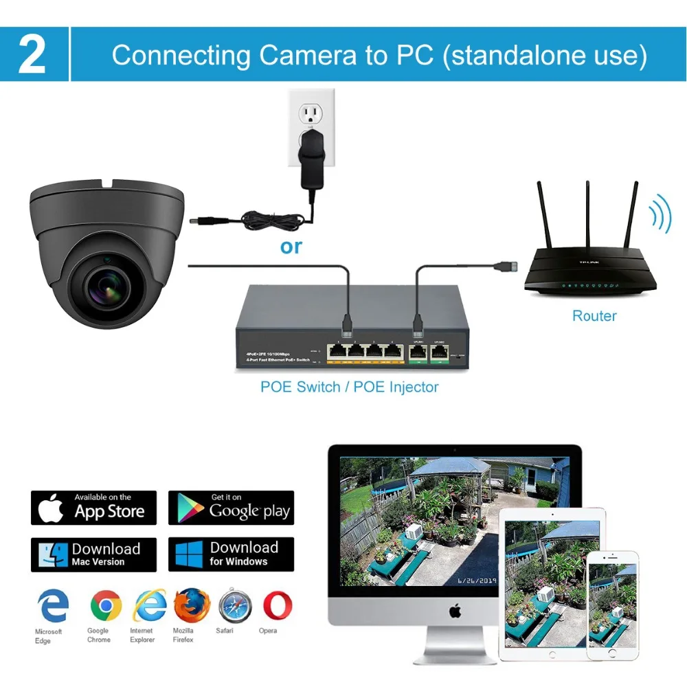 UniLook(Hikvison совместимый) 5MP ИК купольная POE IP камера наружная Безопасность Аудио CCTV видео наблюдения H.265 ONVIF IPC-D3150G-S