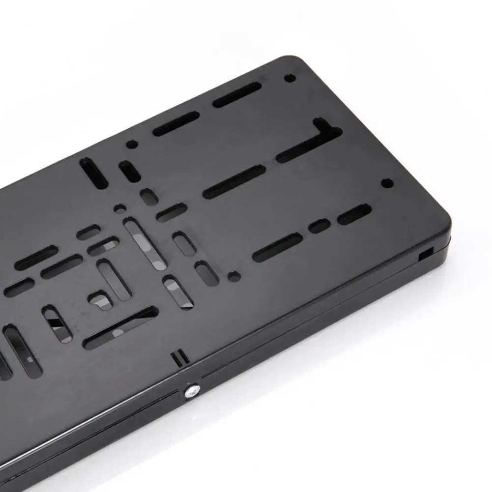 

2Pcs Front Rear License Plate Frame Roller Shutter Electric Remote Control License Plate Holder for European Standard Electric