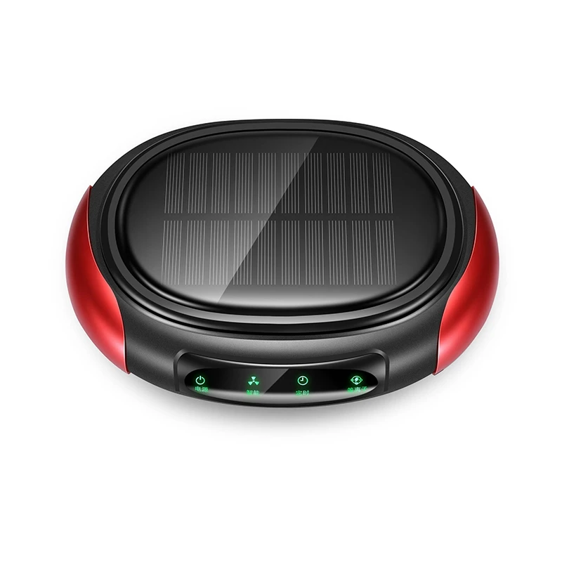 Автомобильный солнечный очиститель воздуха Освежитель Портативный USB Авто