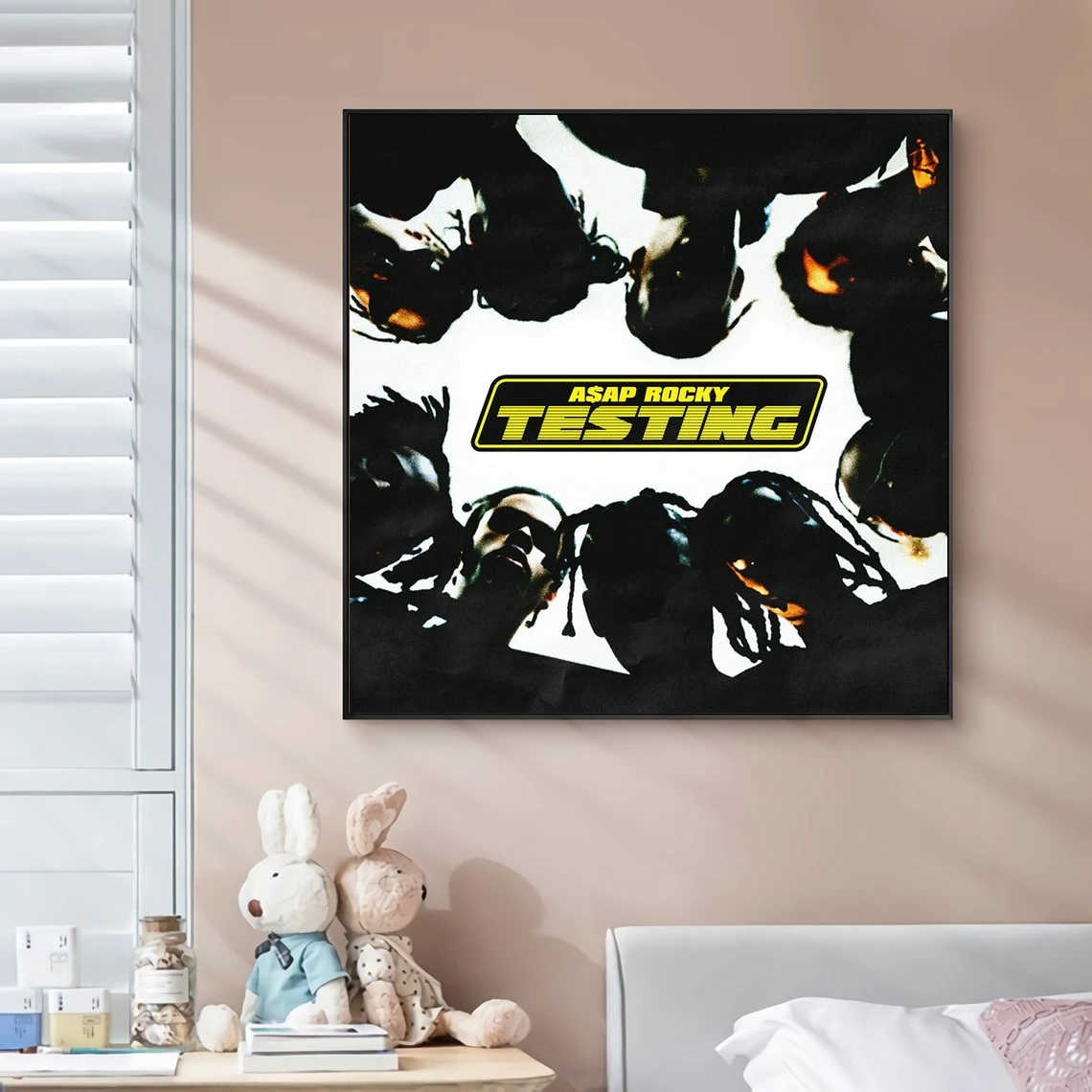 Asap Rocky Testing музыкальный альбом плакат рэп-звезда поп-рок певец домашняя настенная