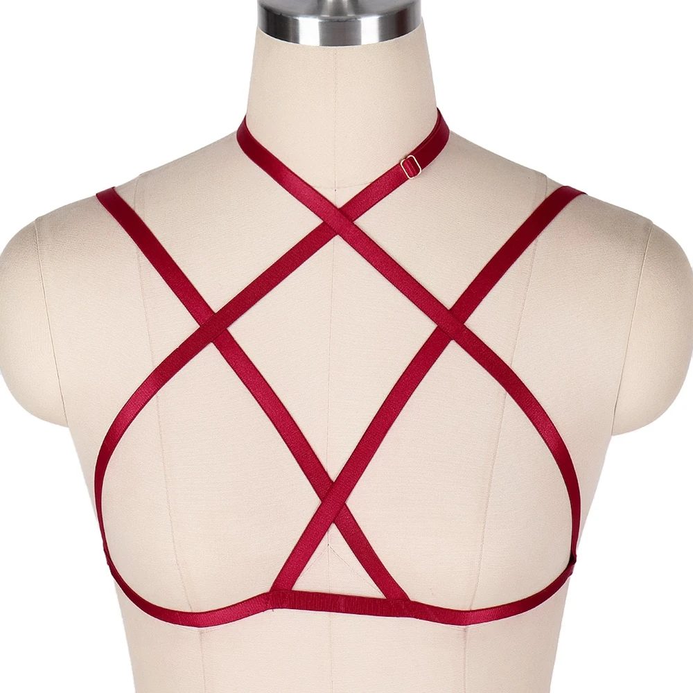 

Женское нижнее белье в готическом стиле, с подвязками