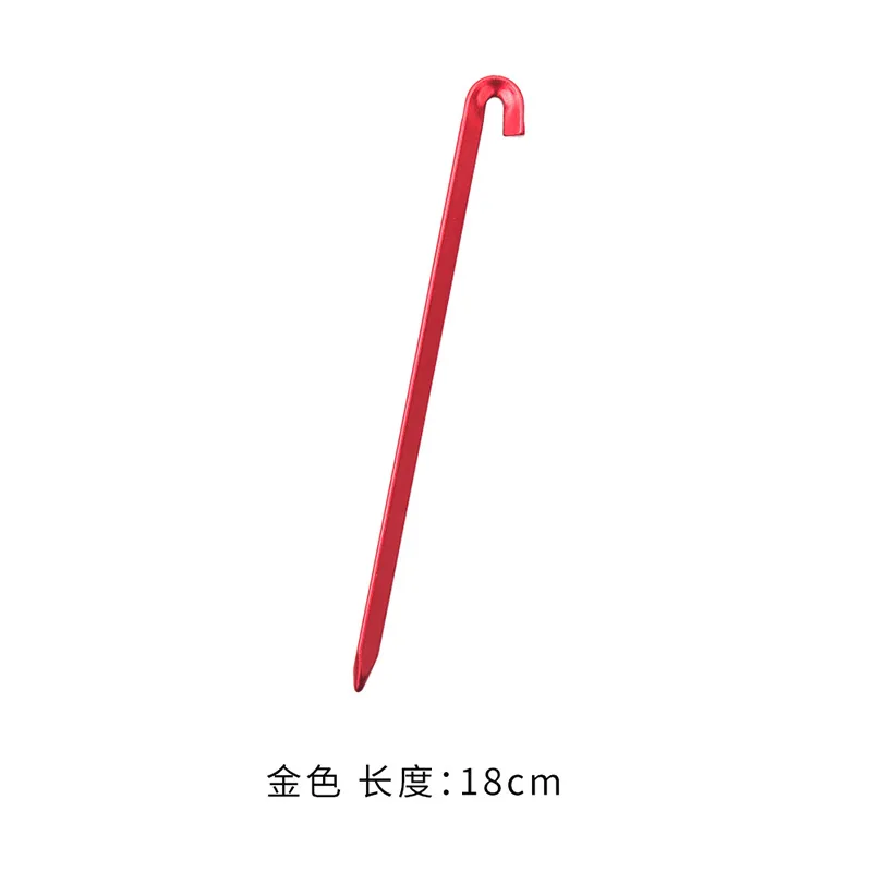 

Outdoor camping aluminum alloy high tenacity ground nail triangle ground nail tent construction camping nail
