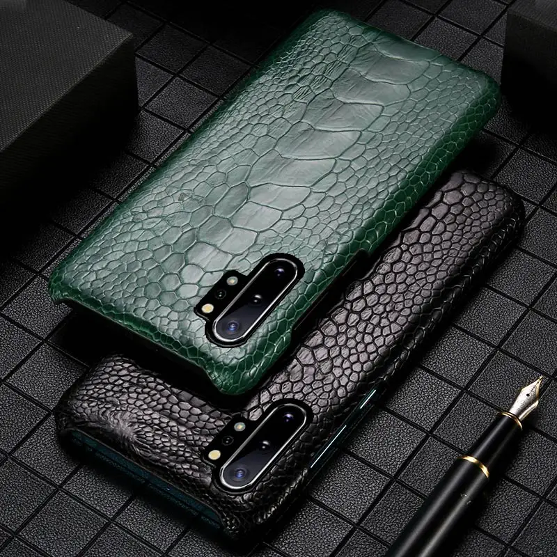 Чехол из натуральной кожи для Samsung S20 A50 A70 A60 A40 note 10 9 8 S10 plus S9 S8 A9 A8 J7 J6 | Мобильные