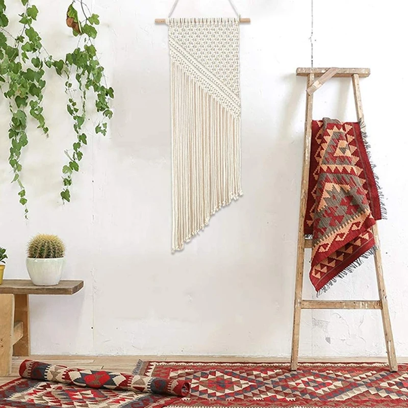 

Lace Tapestry Bohemian Style Cotton Rope Tapestry for Gifts, Bedroom, Living Room, Home Decoration, Wedding Decoration