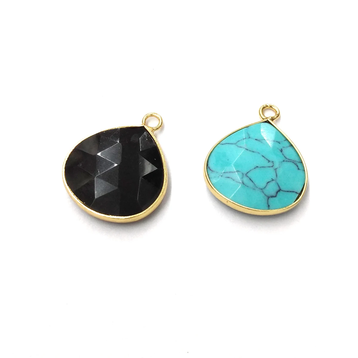 

Natural Stone Agates Pendant Charms Pendants for Jewelry Making DIY Necklace Size 20x24 mm