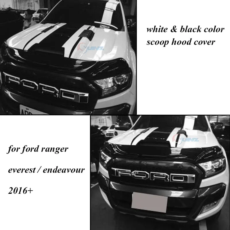 Серебряные Запчасти для капота совок Ford Ranger T7 Wildtrak Endeavour Everest 2016 2017 2018|hood hood|hood