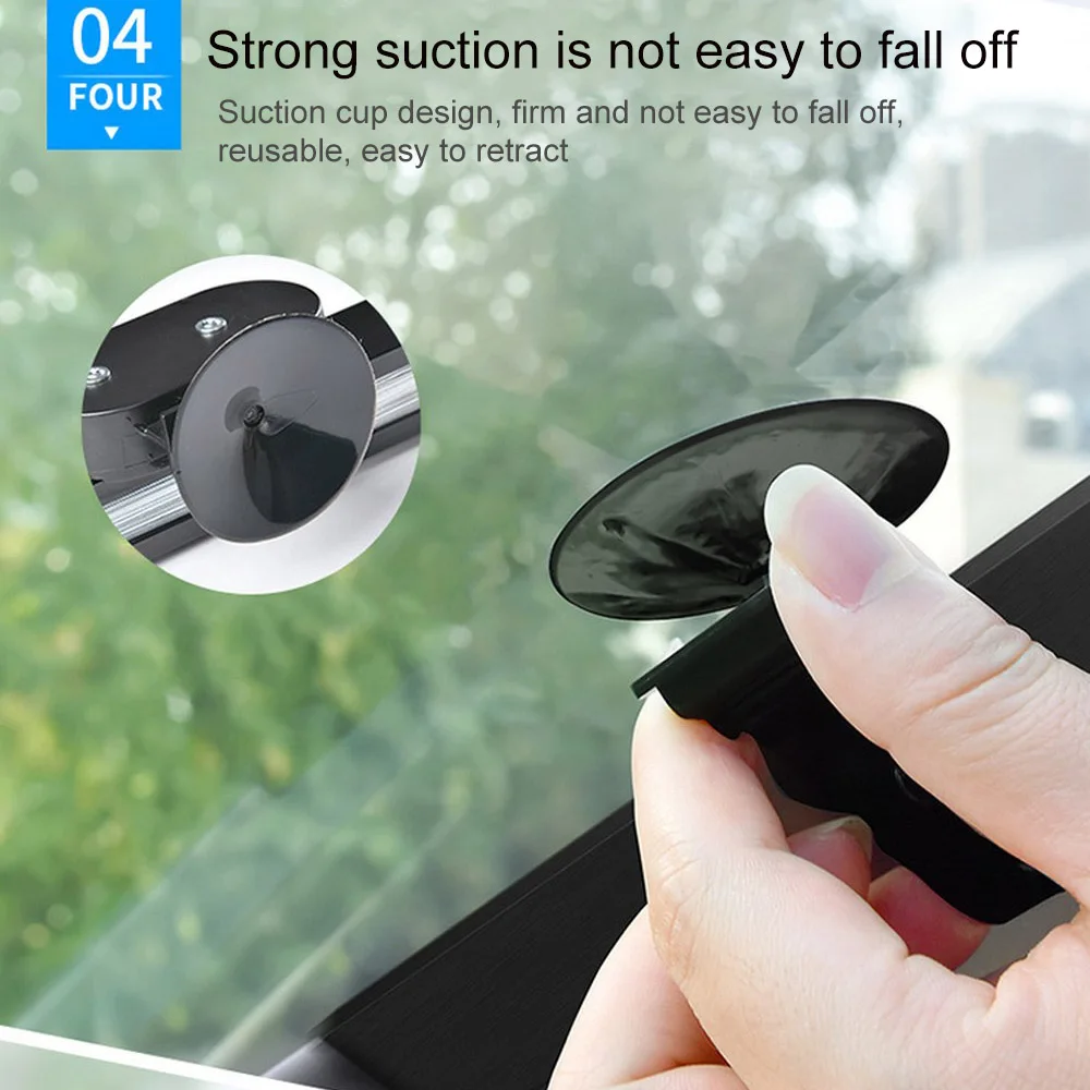 Автомобильный выдвижной солнцезащитный козырек на лобовое стекло занавеска