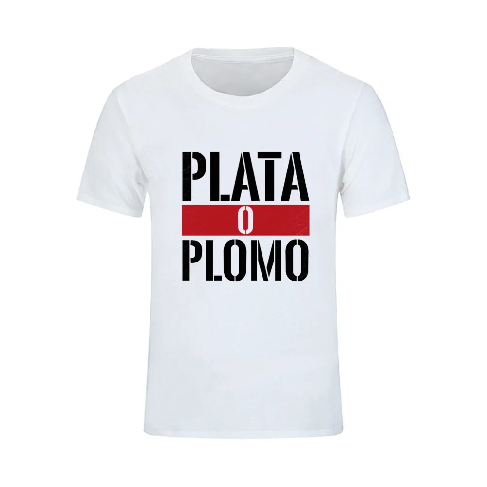 Летний топ 2020 брендовая одежда Plata O Plomo черные футболки мужские Pablo Escobar
