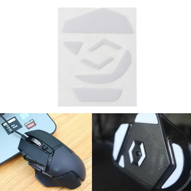 1 комплект 0 6 мм белые изогнутые края мышь ножки коньки для мыши Logitech G502