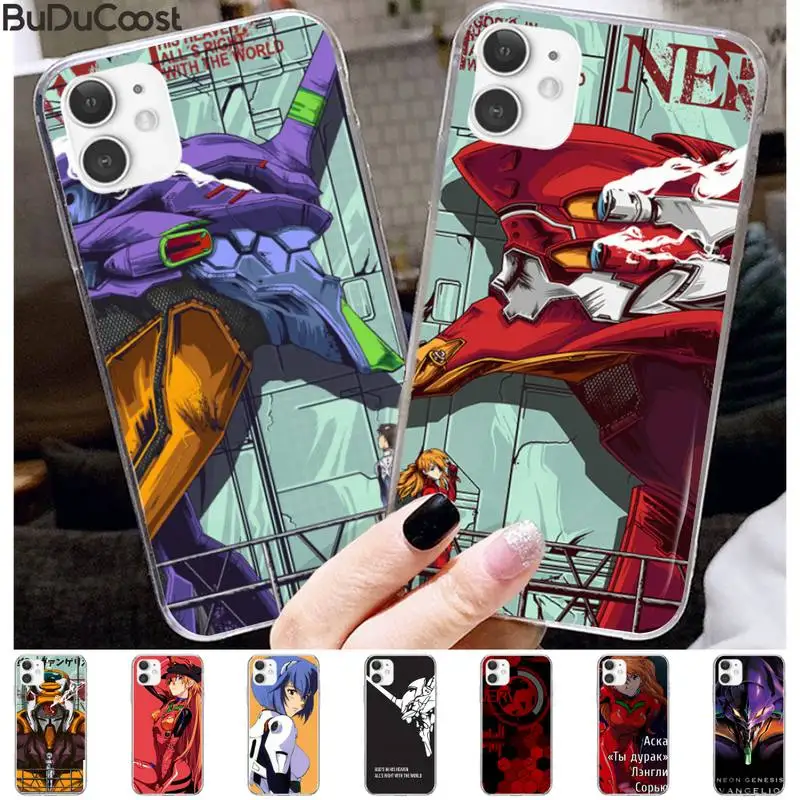 

EVA evangelion Phone Case For iphone 12 pro max 11 pro XS MAX 8 7 6 6S Plus X 5S SE 2020 XR cover