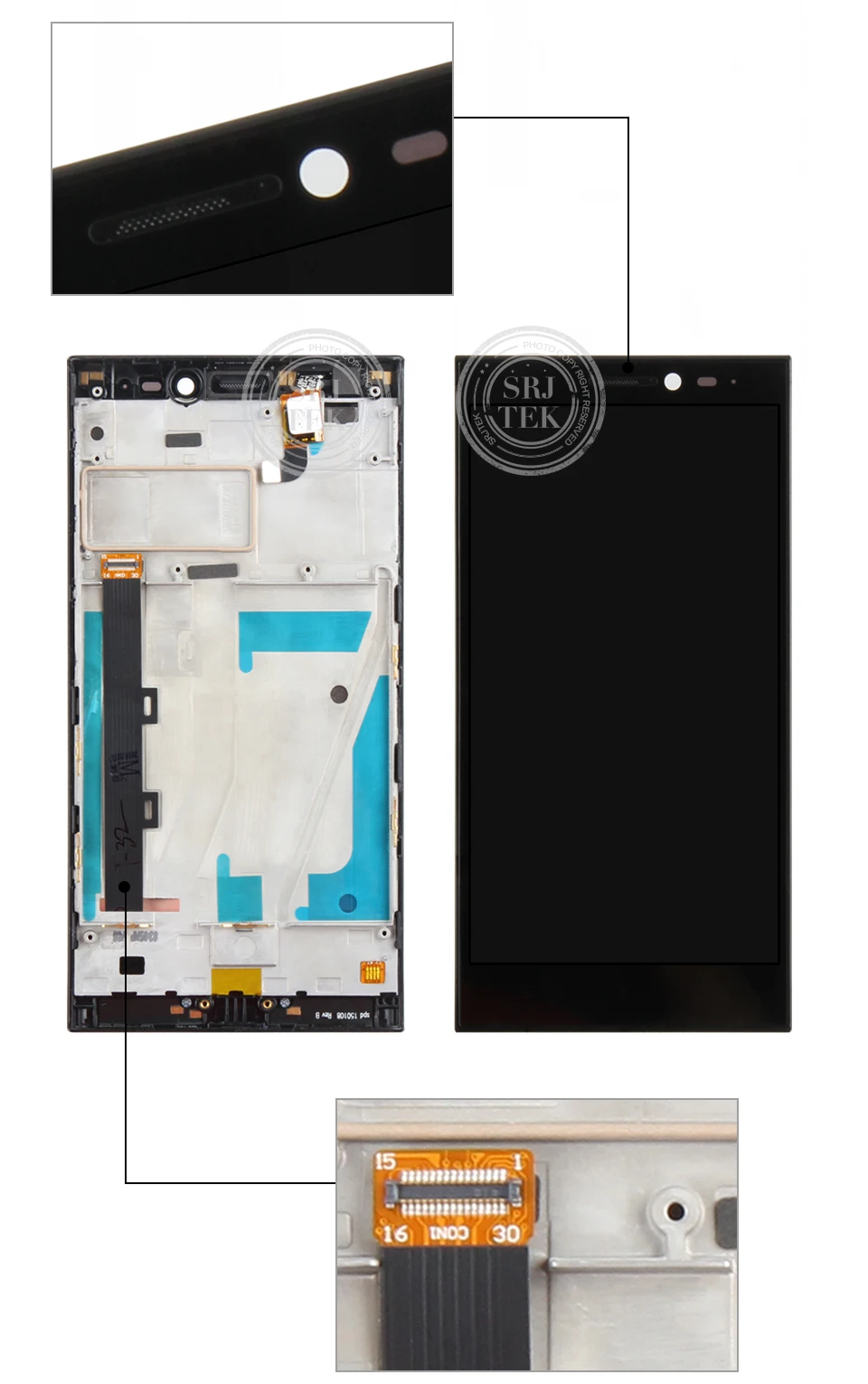 Srjtek экран для lenovo Vibe Z2 K920 Mini ЖК-дисплей сенсорный дигитайзер сенсор внешнее стекло в сборе с рамкой 5,5 ''K920 mini