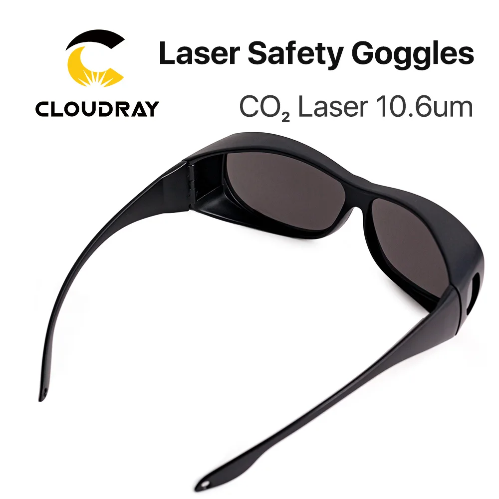 Cloudray 10600nm стиль C лазерные защитные очки OD4+ CE защитные очки для CO2 лазерная резка, гравировальный станок