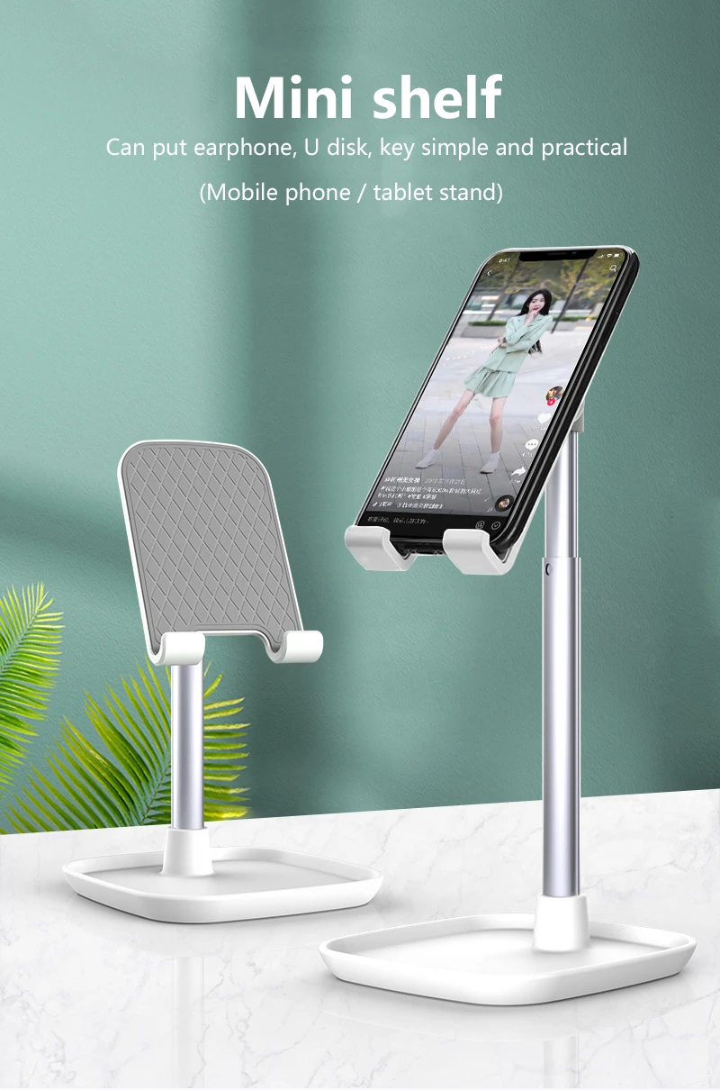 

Adjustable Tablet Mobile Phone Desktop Phone Stand For Tablet Desk Holder For IPhone Xiaomi Mobile Phone Stretchable Holder