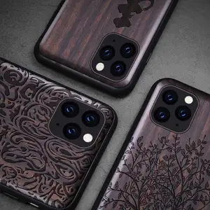 black wood 11 pro case for iphone 11 pro max case wooden se 2020 cover tpu coque for iphone 7 8 plus x xr xs max11 pro funda free global shipping