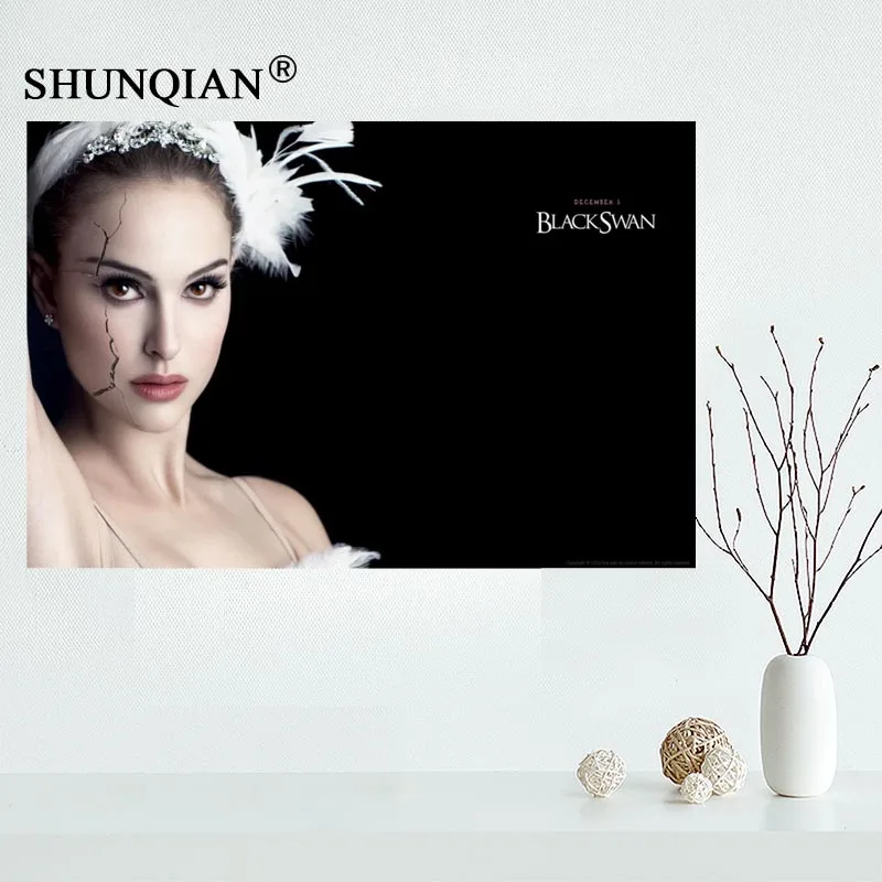 

Custom Canvas Wall Decor Natalie Portman Colorful Poster Cloth Wall Silk Fabric Posters And prints Home Decor Painting