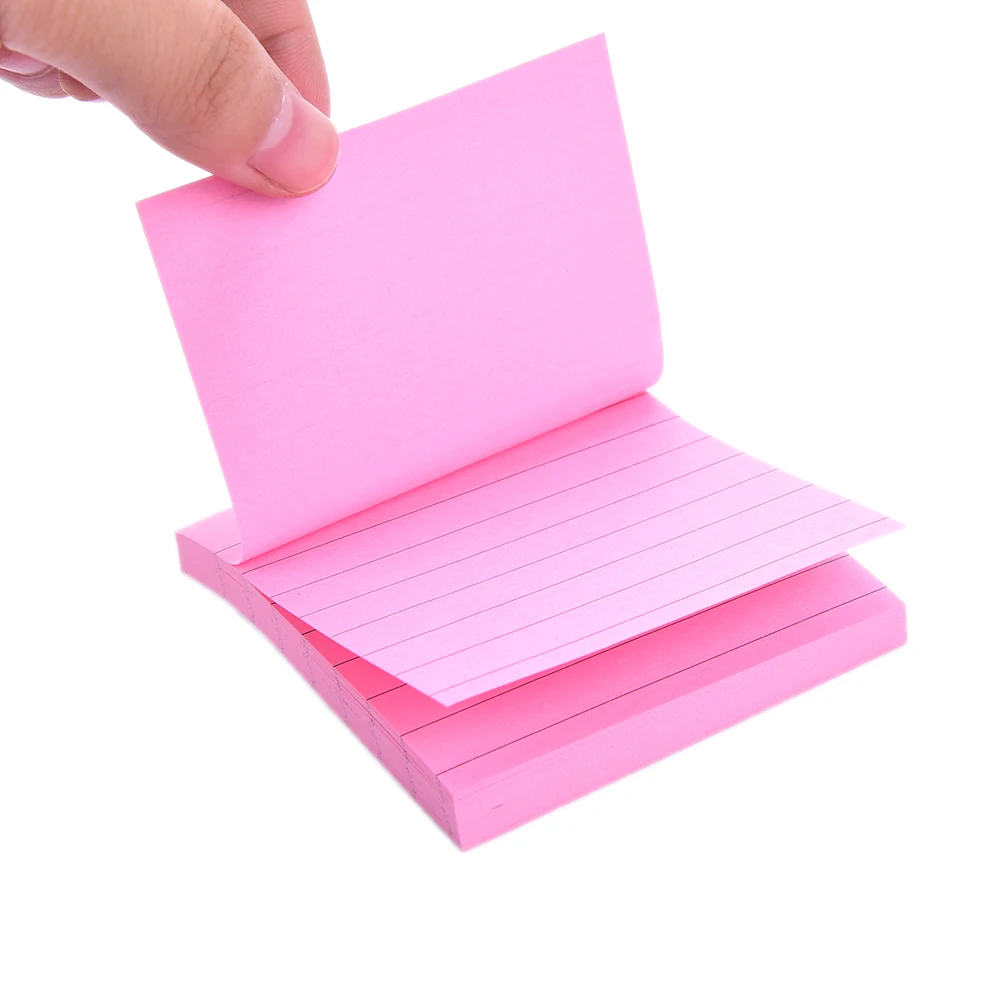 

Cute Sticky Notes Memo Pad Soild Color Notepad Diy Kawaii Stationery School Stationery Set Office Supplies