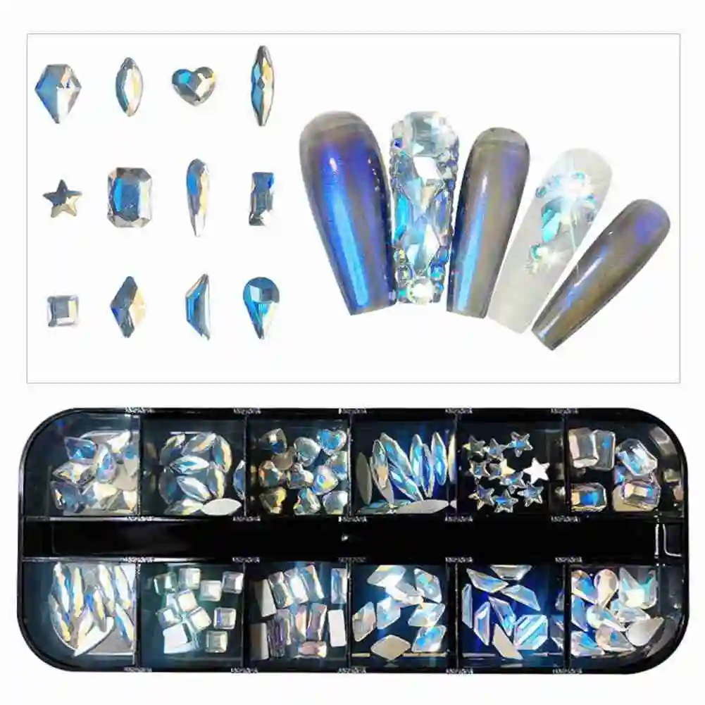 

Beads Crystal Tiny Rhinestones For Manicure Glass DIY Micro Accessories Bead Nail Decorations For Nail Balls Art C7U6