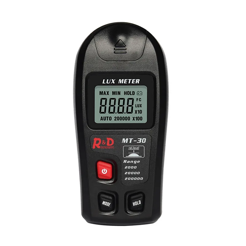 

MT-30 Handheld Multifunction Digital Lux Meter 0.1-200000lux High Accuracy Luxmeter Portable Illuminance Meter