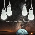 Яркий светодиодный фонарь для кемпинга, яркая лампа с Usb-портом для наружного освещения, переносной светильник для палатки