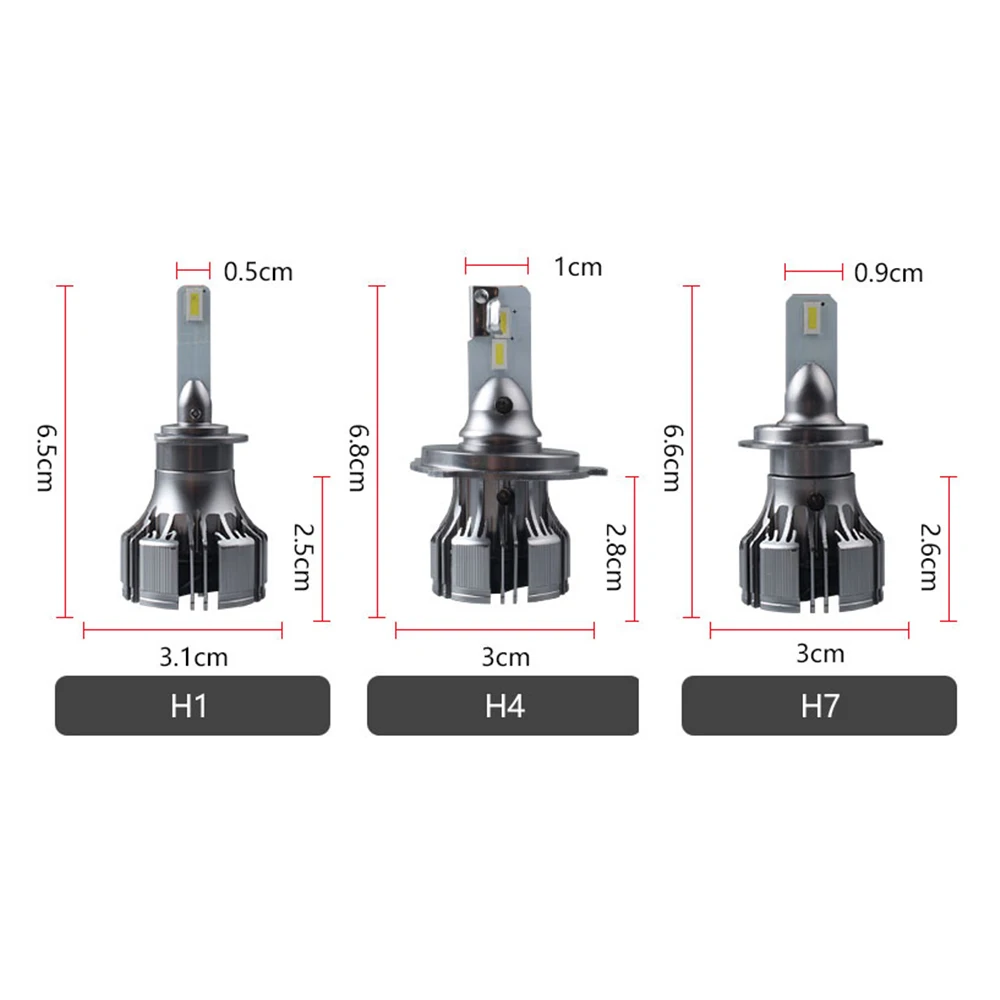 AOSHIKE автомобильный головной светильник светодиодный R6 H1 H4 H7 50 Вт 6000 K лм стильная