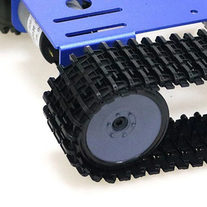 TP101 Металлическая модель робота-танка с гусеничным ходом и комплектом шасси с мотором 33GB-520 12V DC из алюминиевого сплава, подходит для самостоятельной сборки игрушки Arduino.