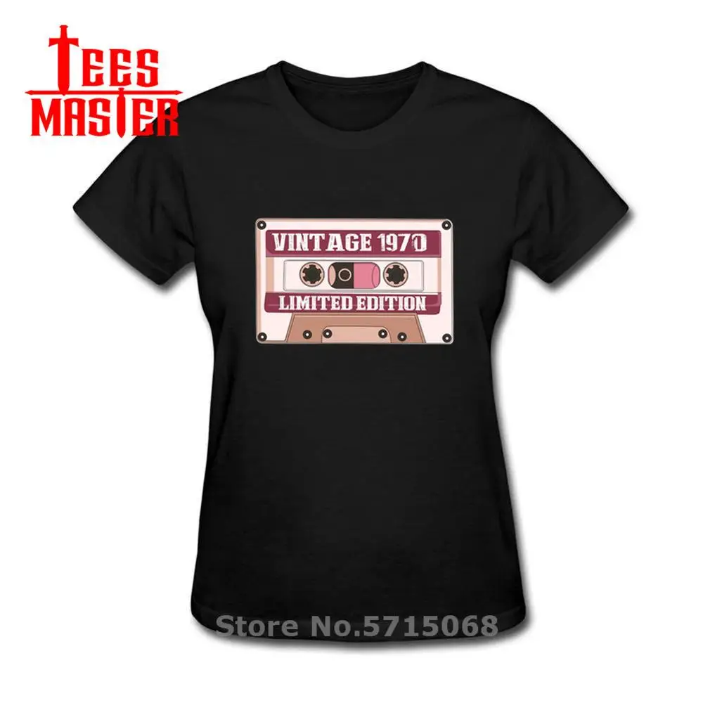 Винтажная футболка для празднования дня рождения 1970 лучший подарок женская