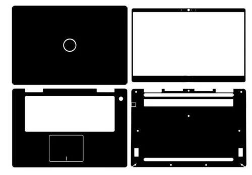 Наклейка на ноутбук KH из углеродного волокна и кожи защитный чехол для ноутбука