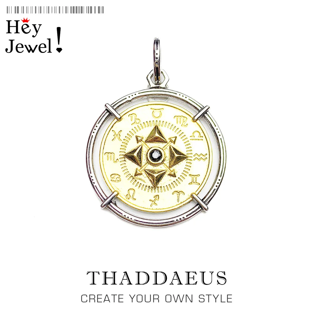 

Pendant Amulet Elements of Nature Gold,2021 Brand Fine Jewelry Europe Bijoux 925 Sterling Silver Nature Gift For Woman Men
