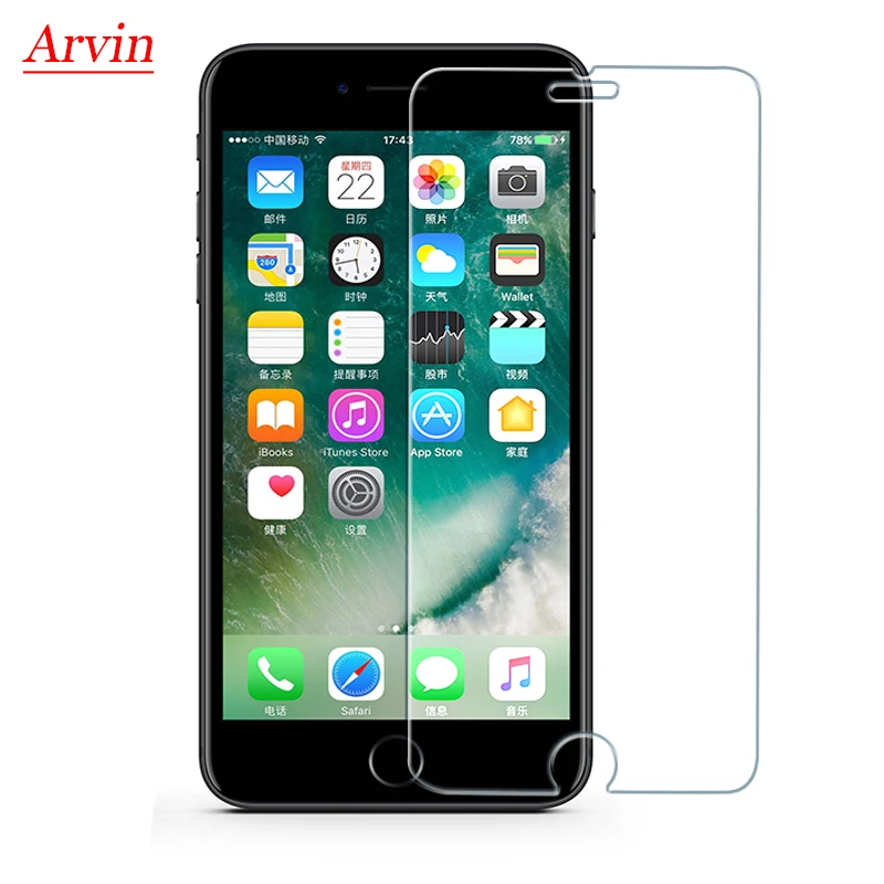 Защитное закаленное стекло для iphone 7 6 5 s se 6 6s 8 plus XS max XR glass iphone 7 8 x Защитное стекло для экрана на iphone 7 6s 8