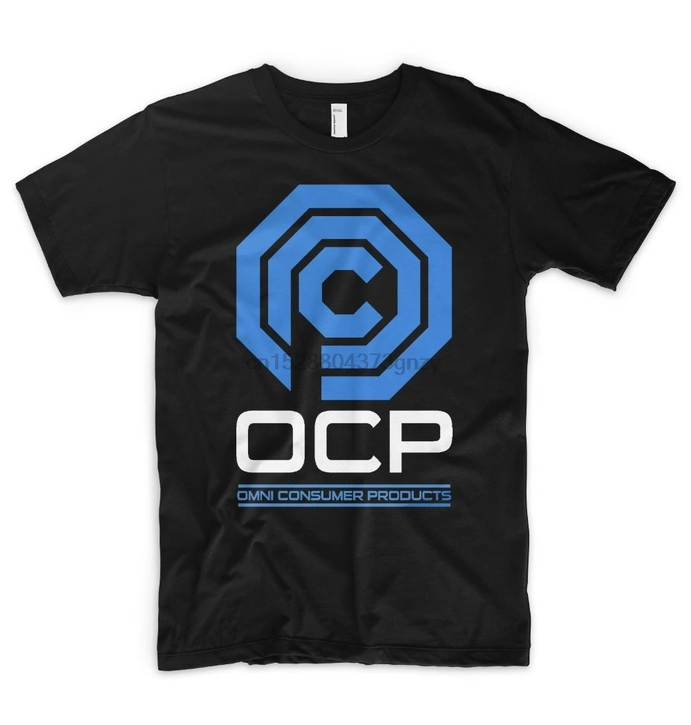 Ocp Omni потребительские товары футболка Robocop полицейский фильм Детройт Alex Мерфи