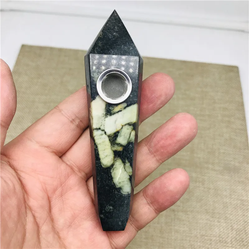 Натуральный сливовый камень драгоценный кварцевый кристалл палочка курительная