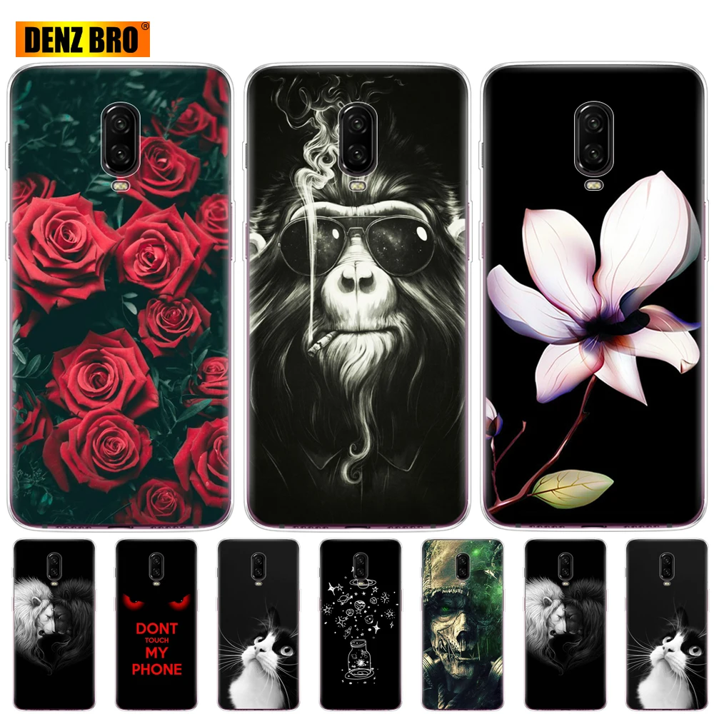 Мягкий чехол-накладка из ТПУ для oneplus 6 t T силиконовый защитный чехол-бампер с