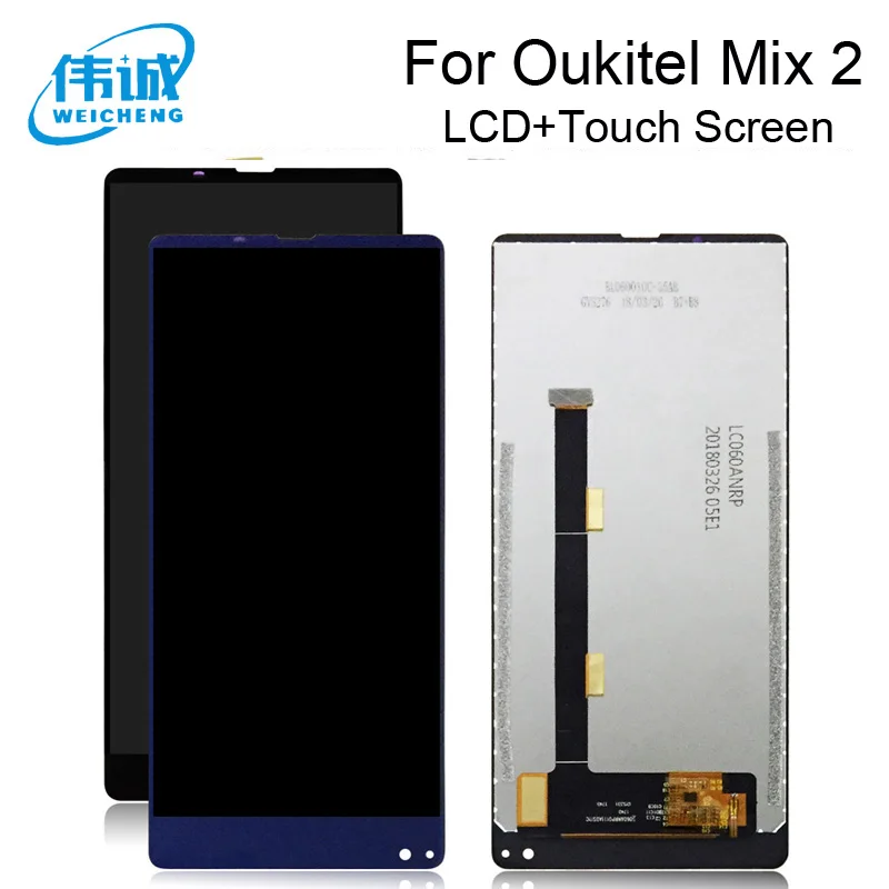 WEICHENG для Oukitel Mix 2 ЖК-дисплей + сенсорный экран 100% протестированный ЖК-экран