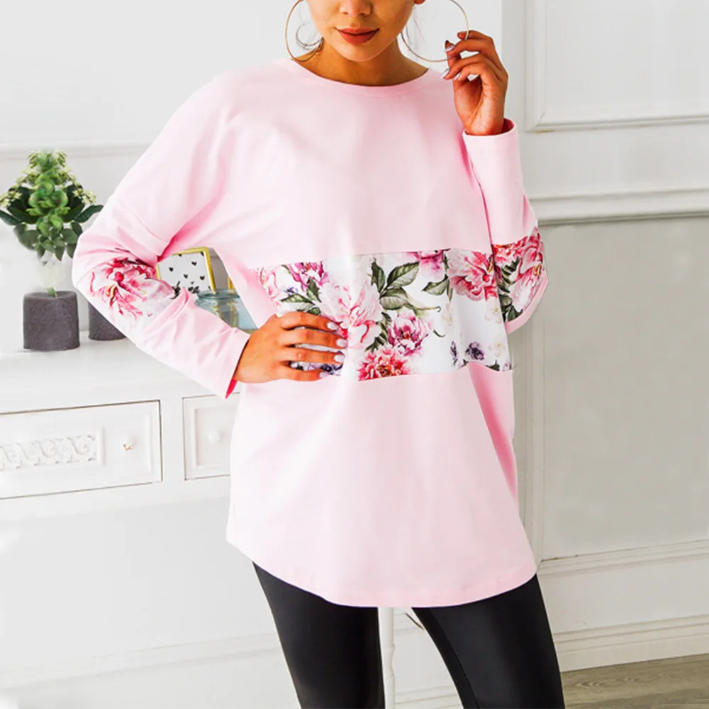 Модная женская осенняя футболка с длинным рукавом женские футболки топ модная