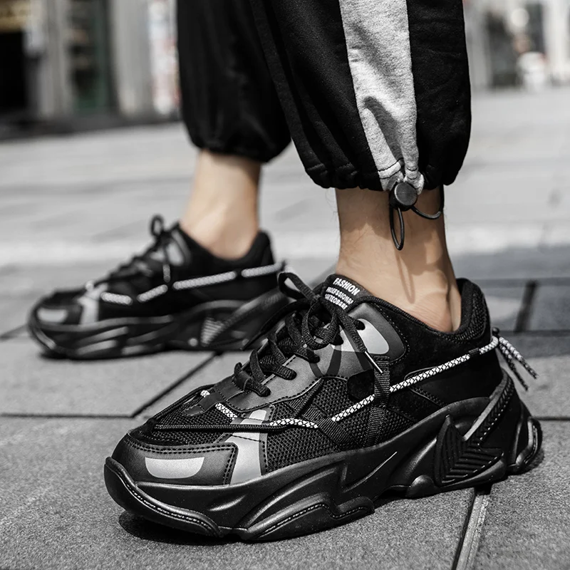 

CYYTL New Arrival Men's Fashion Breathable Sneakers Casual Boys Running Sport Shoes Platform Soft Footwear Bambas Hombre