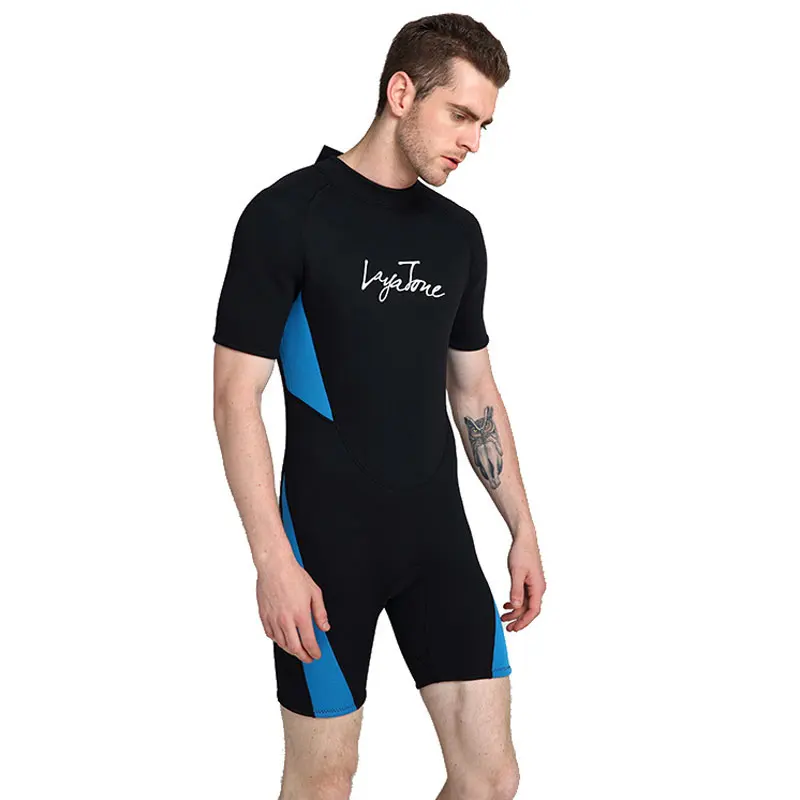 

2021 3Mm Neoprene Shorty Swimming Law for Men Batsuit Plus Maten 6XL 5XL Black Badmode Swimming Surfing Diving Law