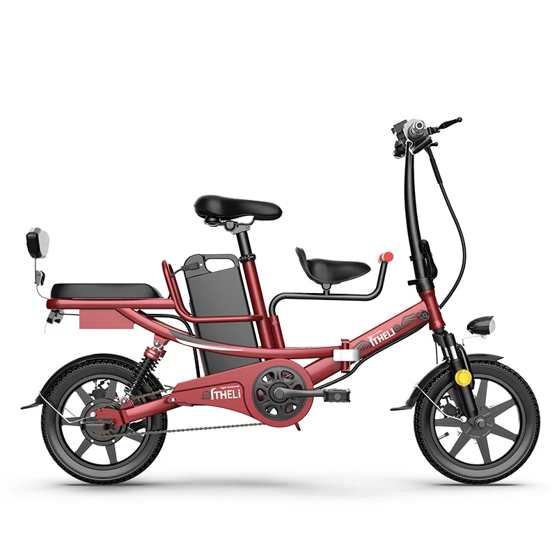 14 дюймовый литиевая батарея электрического велосипеда e bike 48V 400W складной