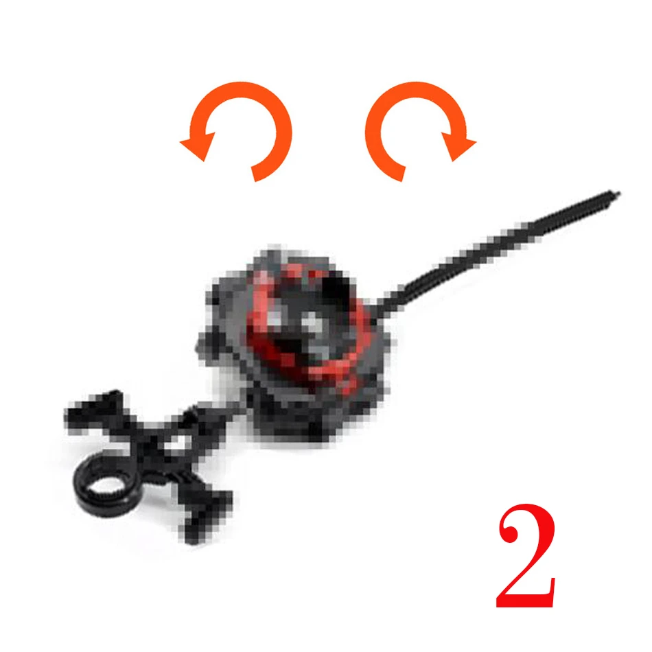40 стилей Beyblade Burst B133, B134, 135, B139. Новые игрушки сумка для гироскопа с пусковым устройством металлические верхние лезвия детская игрушка - Цвет: Launcher 2