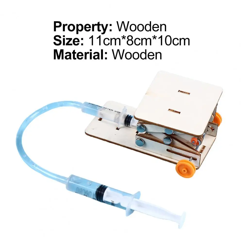 

DIY Assembling Educational Toy Collective Intelligence Development Wood Hydraulic Pressure Handmade Toy for Kid