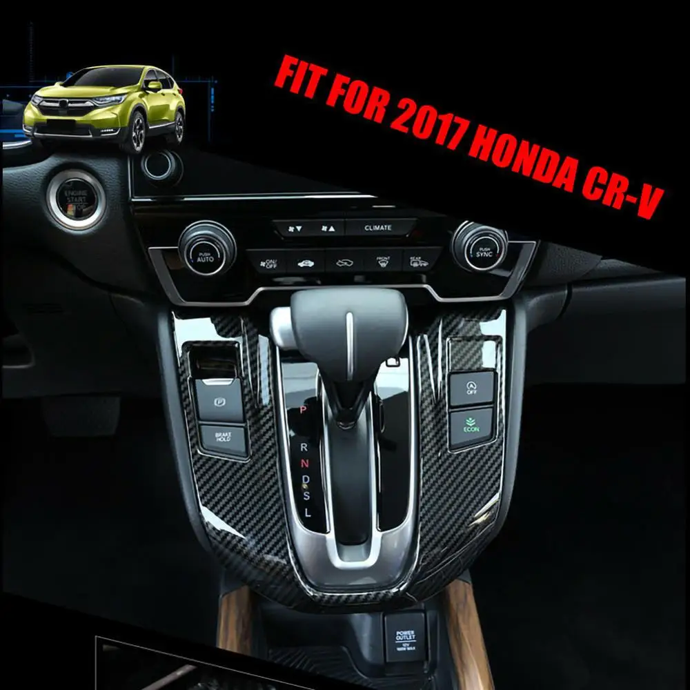 Внутренняя Рамка переключения передач из углеродного волокна для Honda CRV CR V 2017 2019| |