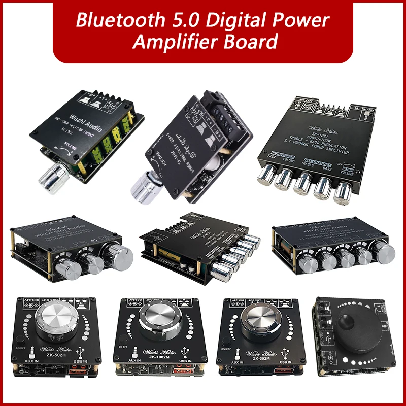 Фото ZK-1002L 1002 502L 502C TPA3116 Bluetooth 5 0 цифровой усилитель высокой мощности стереоплата ZK-1002L 1002 502L 502C TPA3116 Bluetooth 5 0 цифровой усилитель высокой мощности стереоплата