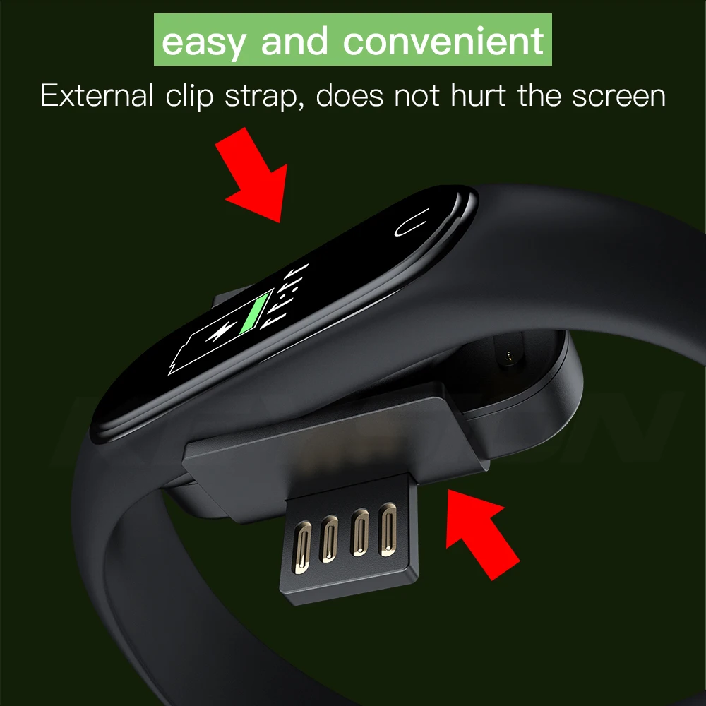 Кабель KEYSION для быстрой зарядки Xiaomi Mi Band 4 глобальная зарядка через USB зарядная док