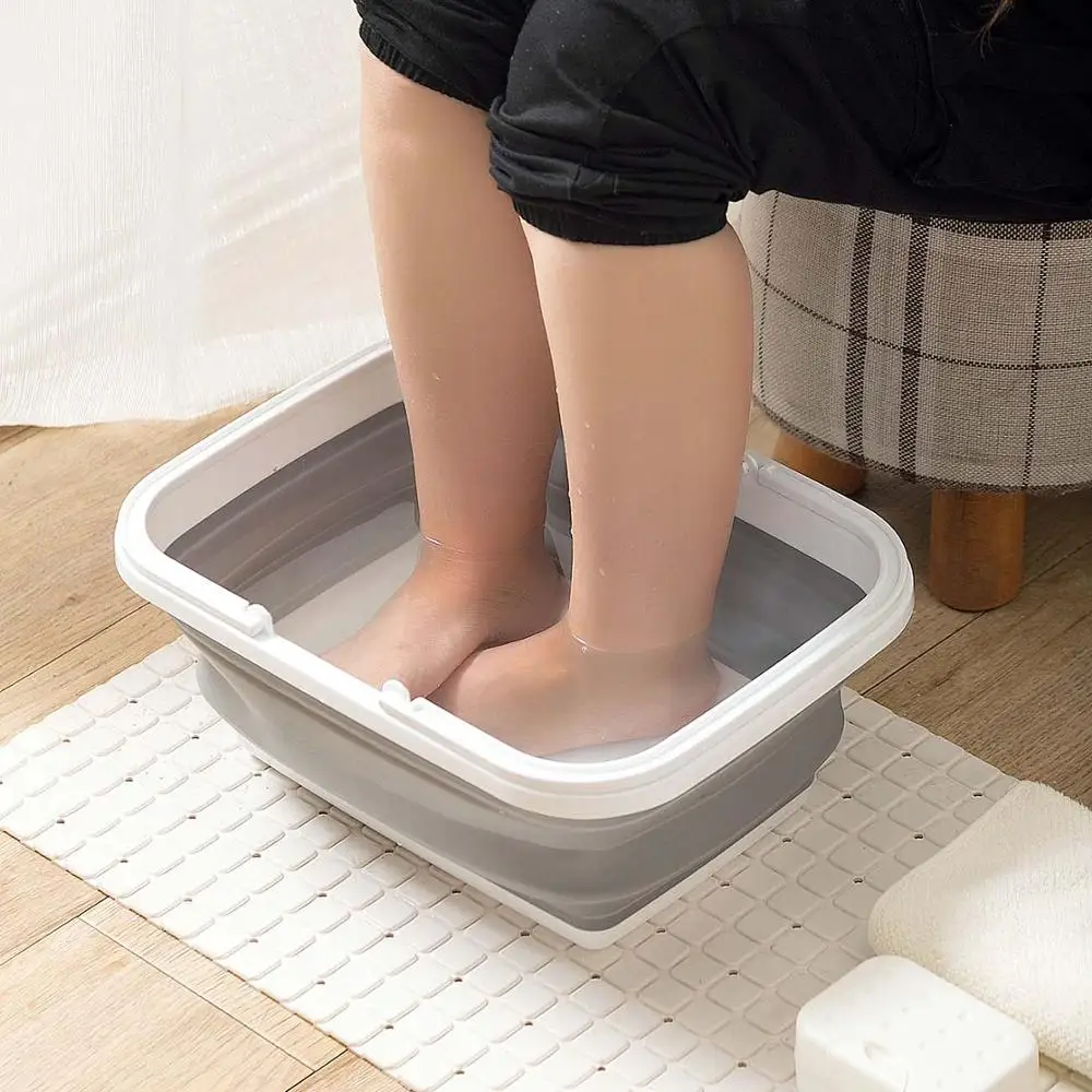 

Многофункциональное складное ведро с выдвижной раковиной для швабры, Кухонное складное ведро для стирки, для дома, для ног, для автомойки, в...