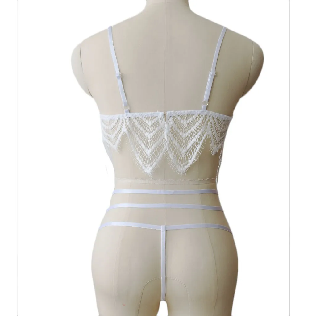 Женское сексуальное кружевное белье комплект нижнего белья с бюстгальтером