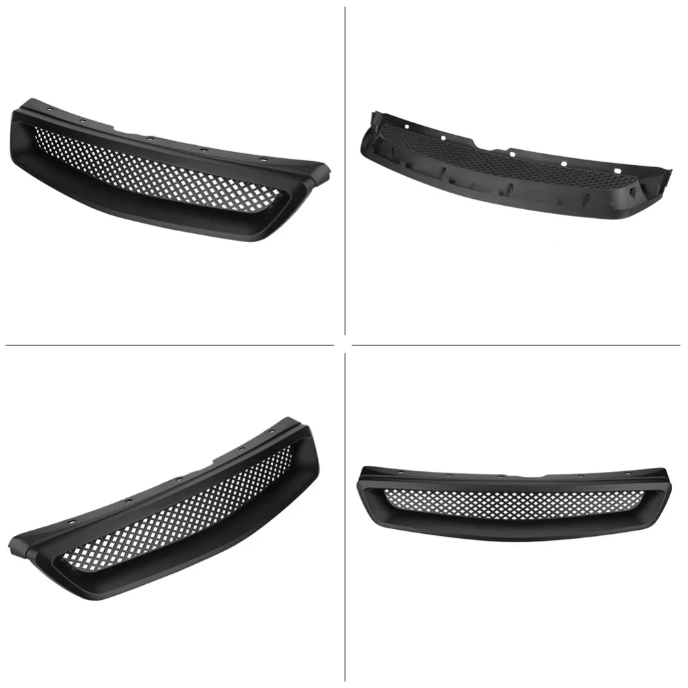 Автомобиль ABS хромированные Передняя решетка сетки Крышка отделкой спереди с