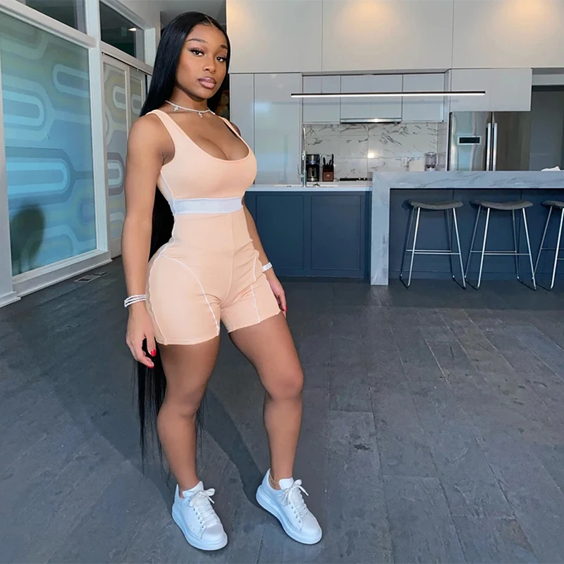 

Hirigin сексуальный Облегающий комбинезон 2021 Новое тело летняя одежда цельный Клубные наряды спортивные Комбинезоны для фитнеса, женский комб...