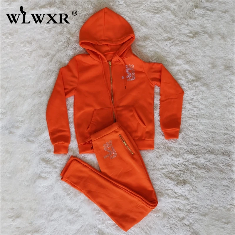 WLWXR уличная одежда комплект из двух предметов женский спортивный костюм верхняя