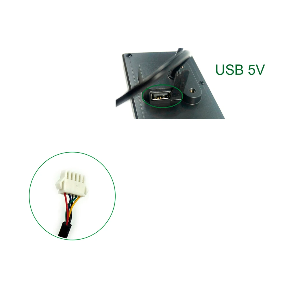 24V36V48V 5 pinSMUSB BOLLFIT KT Kunteng ЖК-дисплей 7 USB аксессуары для электрического велосипеда Дисплей Electrice велосипед ЖК-дисплей, фара для электровелосипеда в наборы для ухода за кожей - Цвет: 24V36V48V 5 pinSMUSB